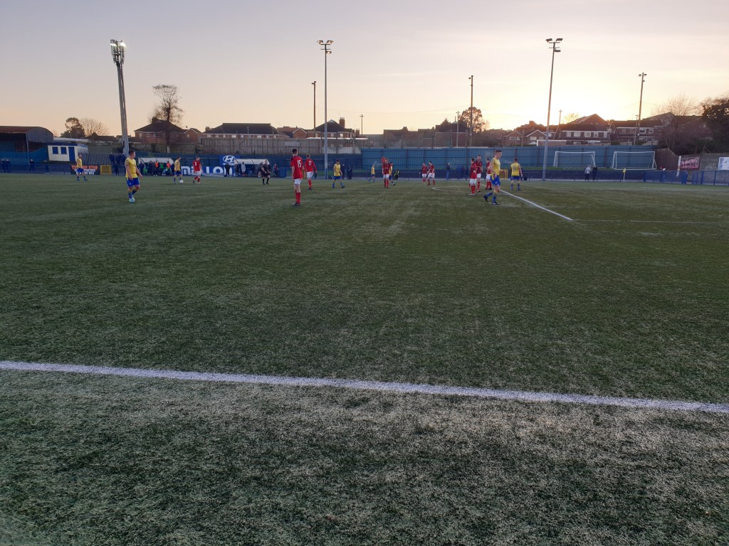 Bangor A-A Banbridge Town (0-0 with 50′ played): Cold chills put an early end to this Clandeboye&nbsp;clash