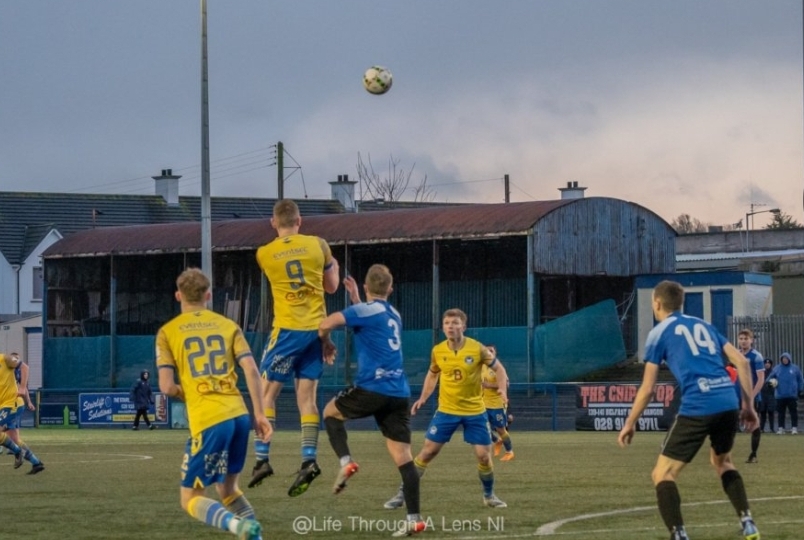 Bangor 1-0 Moyola Park: A tough battle on the pitch as bad weather doesn’t dampen&nbsp;spirits