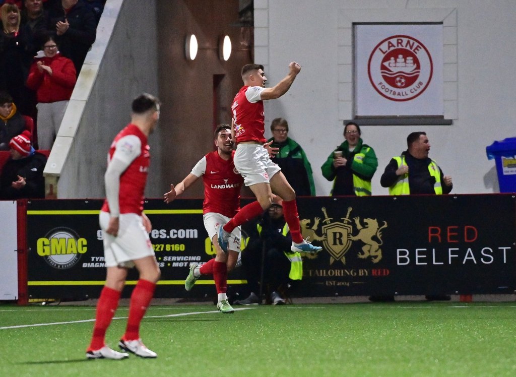 Larne’s victory over Cliftonville tees them up as the ones to halt Linfield’s irrepressible title surge