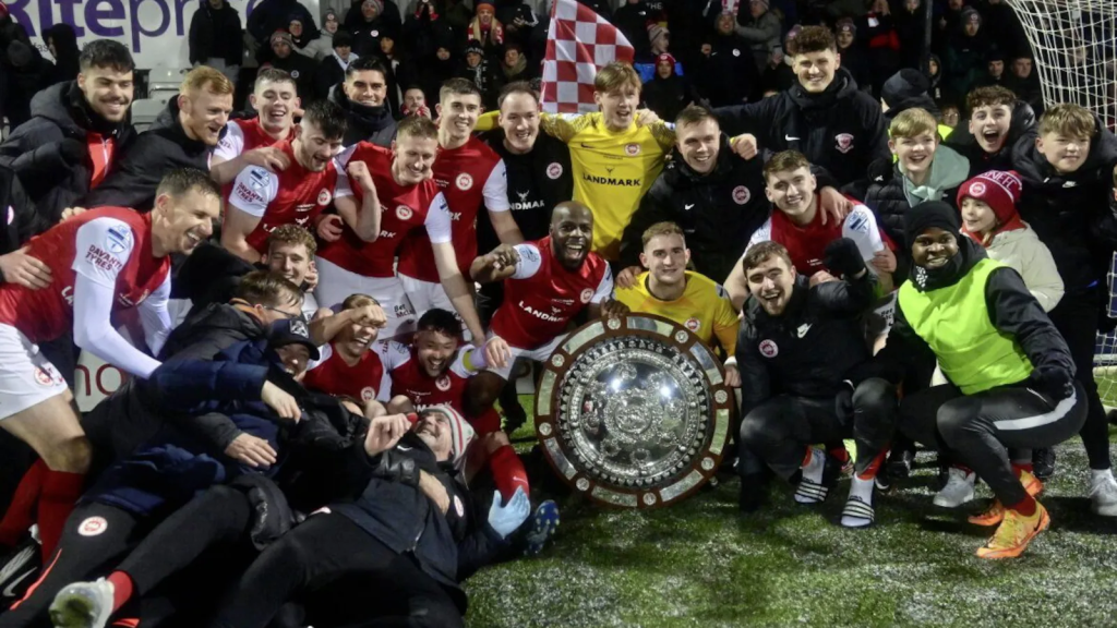 Tiernan Lynch and Larne will keep reaping the rewards of going all-in for County Antrim&nbsp;Shield
